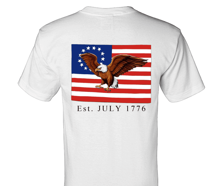 America Month Betsy Ross T-Shirt (USA Made) view 2
