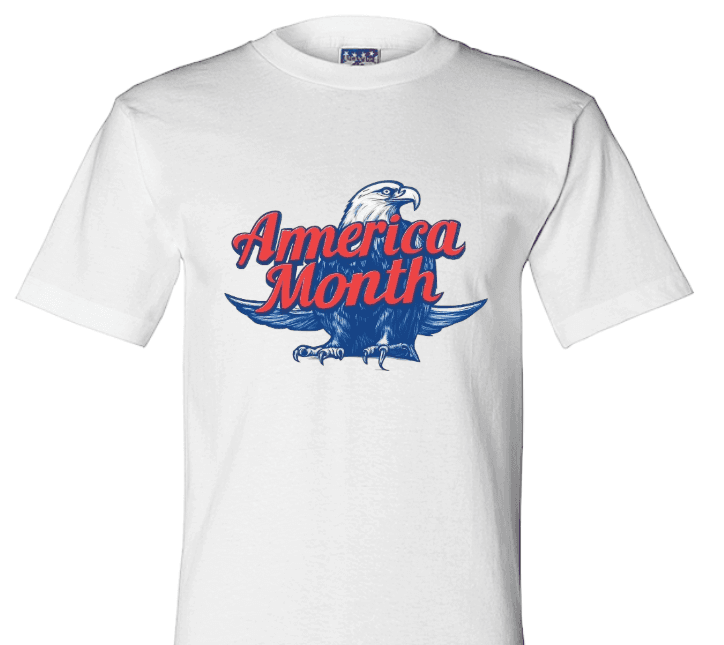 America Month Bald Eagle T-Shirt (USA Made)