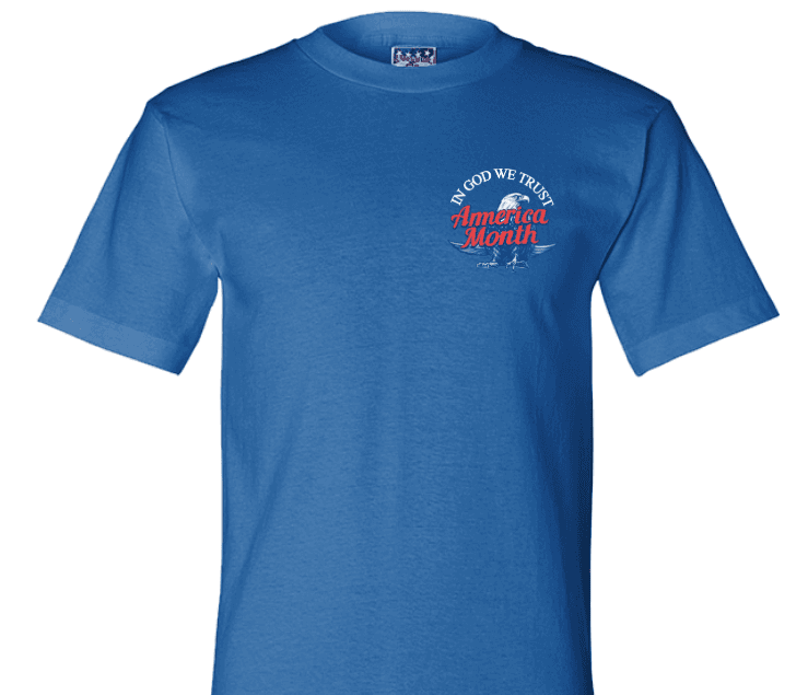 God Family America Month T-Shirt (USA Made)